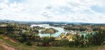 Panoramic view of Guatape Dam (Penon de Guatape) - Colombia